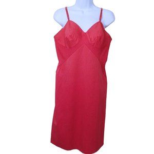 Vintage 50s Vanity Fair Fitted Bodice Full Slip Dress -36 Lingerie Tricot Nylon